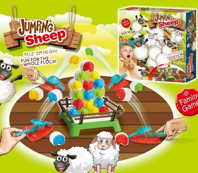 Linyi toy Schaf Puzzle Gleichgewicht Spielzeug grün 3-6 Jahre - Bild 1