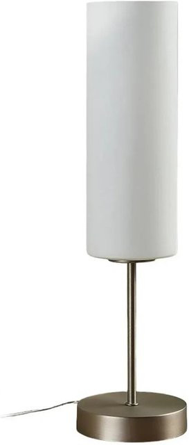 Lindby Tischlampe Felice Modern aus Glas in Weiß, 1-flammig E27, Wohnzimmerleuchte - Bild 1