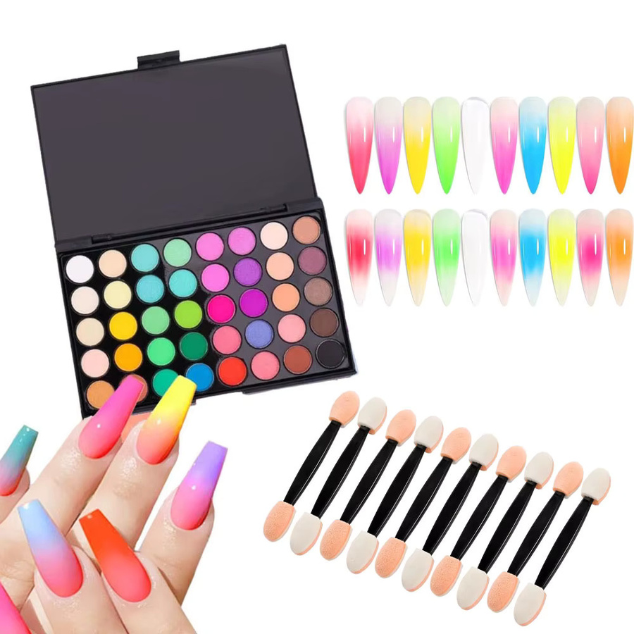 MAFANAILS Nagelglitzerpuder, Matt, 40 Farben - Bild 5