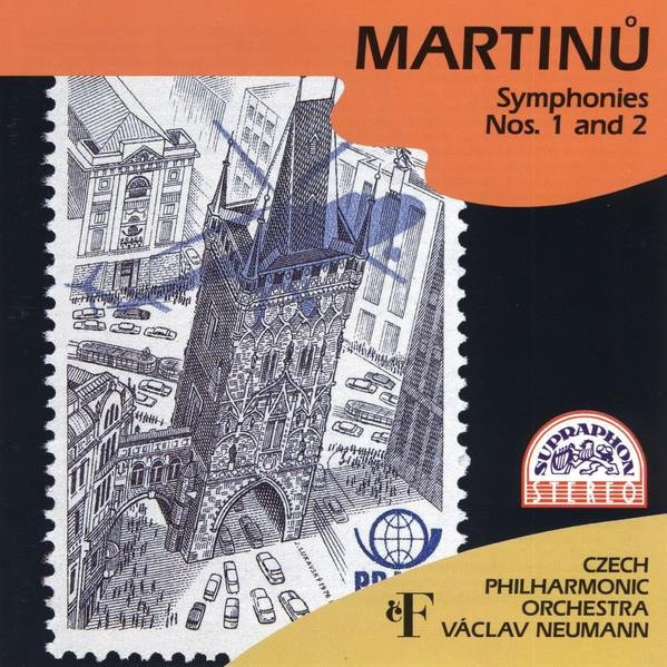 Bohuslav Martinů: Symphonien Nr. 1 und 2 - Die Tschechische Philharmonie, Václav Neumann - CD von Supraphon - Bild 1