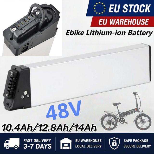 Aleaivy Ersatz-Lithium-Ionen-Akku 48V 14Ah kompatibel mit Samebike 20LVXD30 XWLX09 und Fiido M1 Pro Faltfahrrad DCH-006 - Bild 1