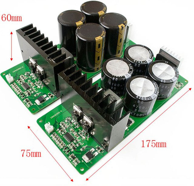 Jolooyo Iraud350 Hochleistungs-Mono Digitaler Class D Verstärker mit 700 Watt IRS2092S High-Fidelity Leistungsverstärker Platine - Bild 1