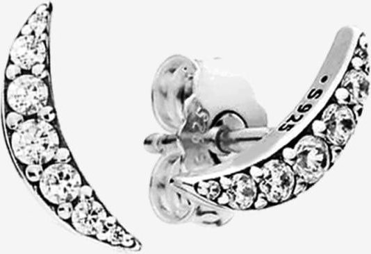 Wucifang Jewelry Ohrstecker 925 Silber, Bicolor, Zirkonia, Damen - Bild 1