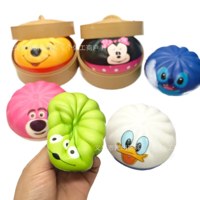 Disney Dumpling Steamer Blind Box, Squishy-Brötchen-Spielzeug, Bunt, ab 3 Jahre - Bild 7