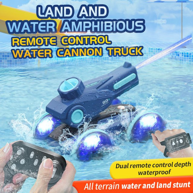Kelaton Amphibisches Ferngesteuertes Stunt-Fahrzeug, mit Wasserkanone, Gestensteuerung - Bild 1