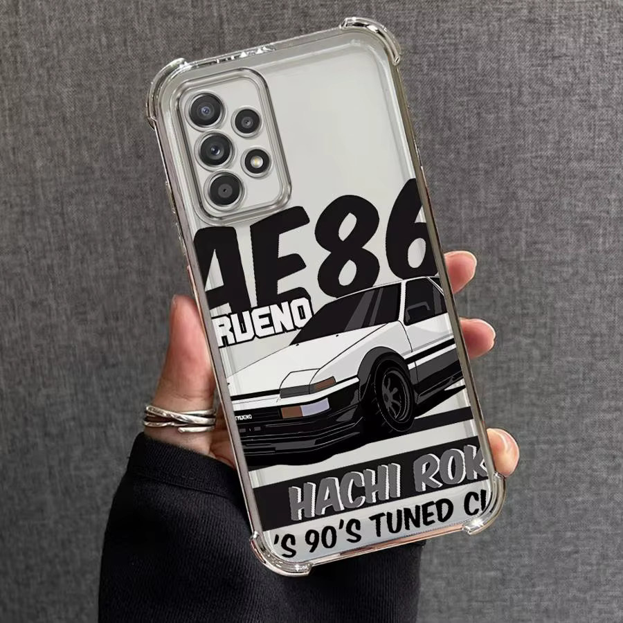 Anime Initial D Handyhülle für Samsung Galaxy A15 A16 A17 A21s A24 A25 A26 A33 A35 A36 A52 in Multicolor - Bild 3