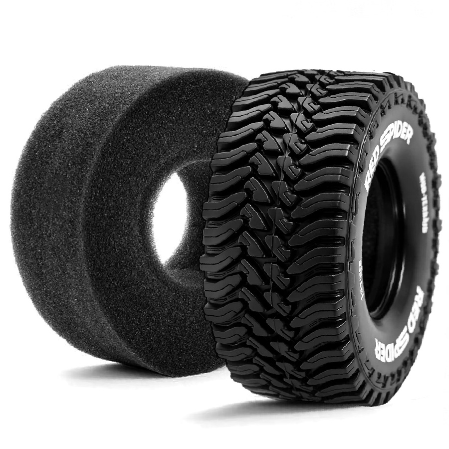 RS RC Crawler-Reifen mit Schaumstoffeinsätzen, 68mm All-Terrain, Zubehör - Bild 5