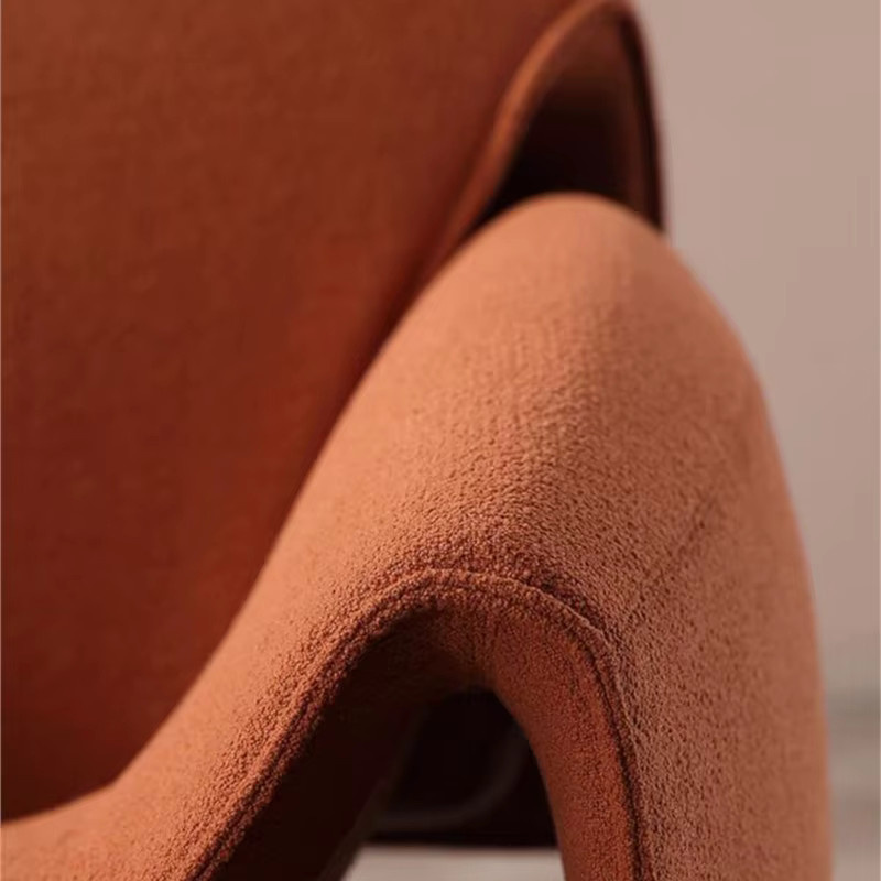 UOSU MOMO Krabbenstuhl Designer Lounge Sessel in Beige oder Orange mit Armlehnen - Bild 4