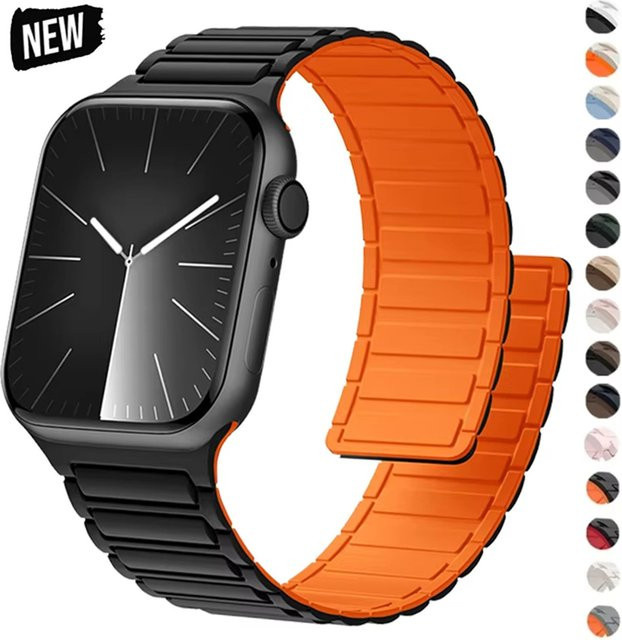 Apple Uhrenarmband Silikon, Magnetisch, Unisex - Bild 1