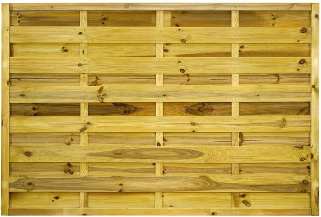 GartenLand Dichtzaun VARIO Gerade Holzzaun aus Kiefernholz in Grün, B/H: 180 x 120 cm, kesseldruckimprägniert - Bild 1