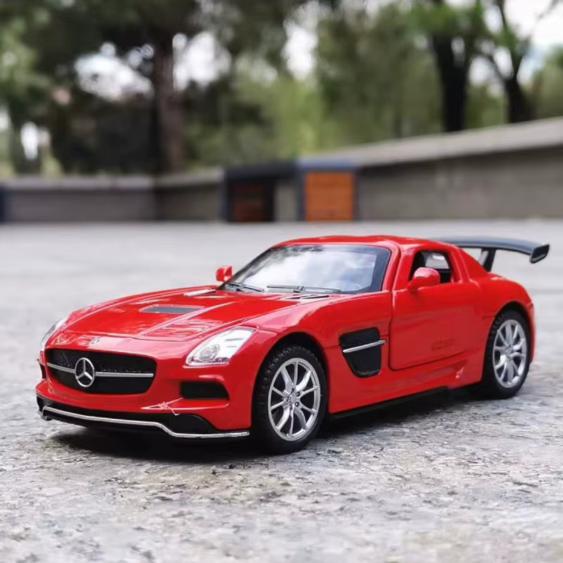 WELLY Mercedes-Benz SLS Modellauto, 1:32, Metall - Bild 2