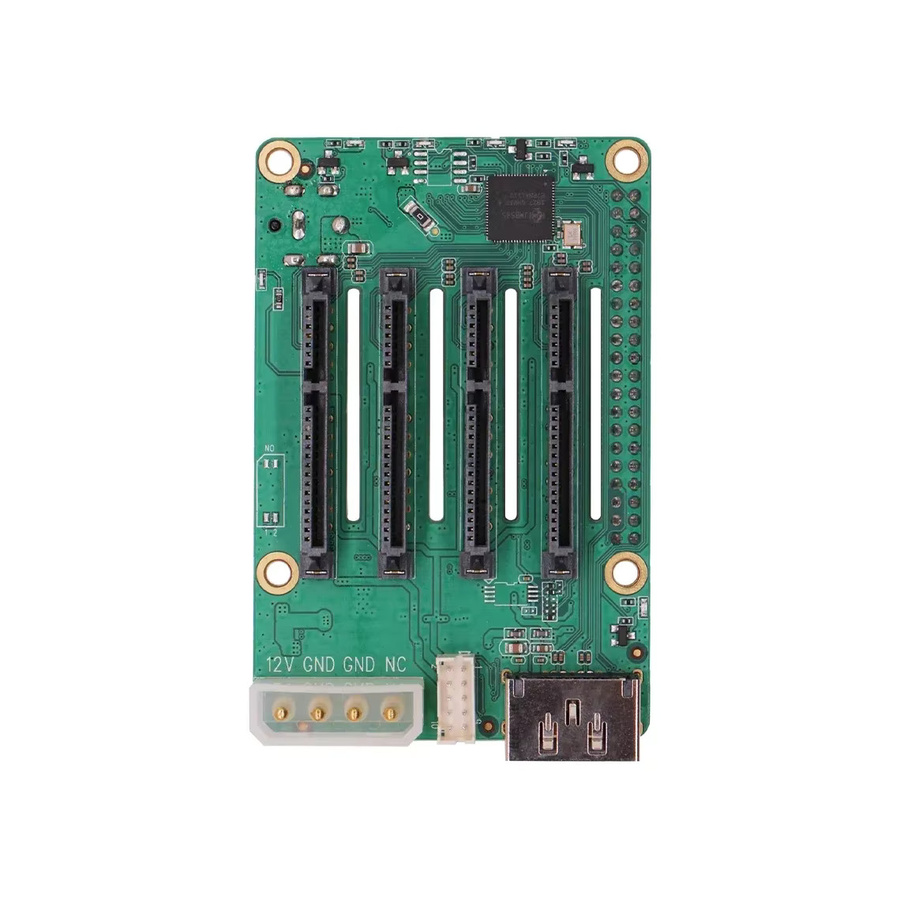 MiiBestOD Penta SATA HAT für Raspberry Pi 5 zur Anbindung von bis zu 5 SATA-Laufwerken mit optionalem Top-Board-Set - Bild 2