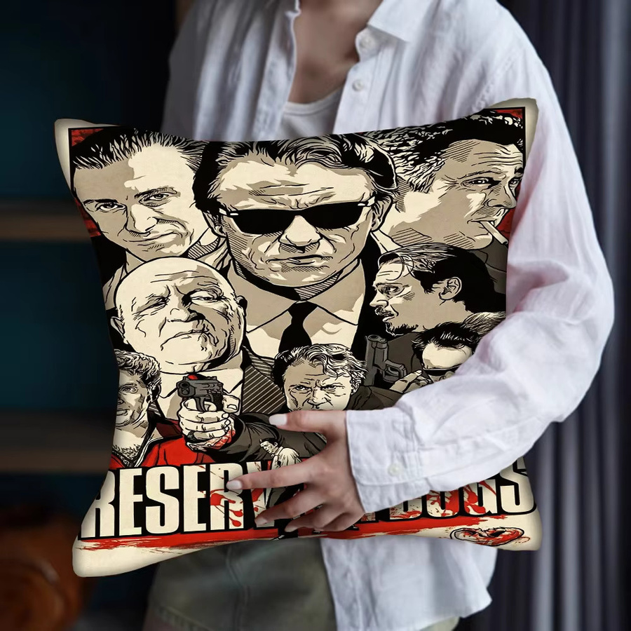 Dekorativer Kissenbezug mit Reservoir Dogs Leinwandmalerei für dein Sofa oder Wohnzimmer - Bild 3