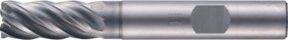 PFERD VHM-Fräser Ø10mm mit 5 Schneiden, 2xDC, Radius 0,5mm, AlCrN beschichtet, Schaft HB, Universal, Farbe: Silber - Bild 1