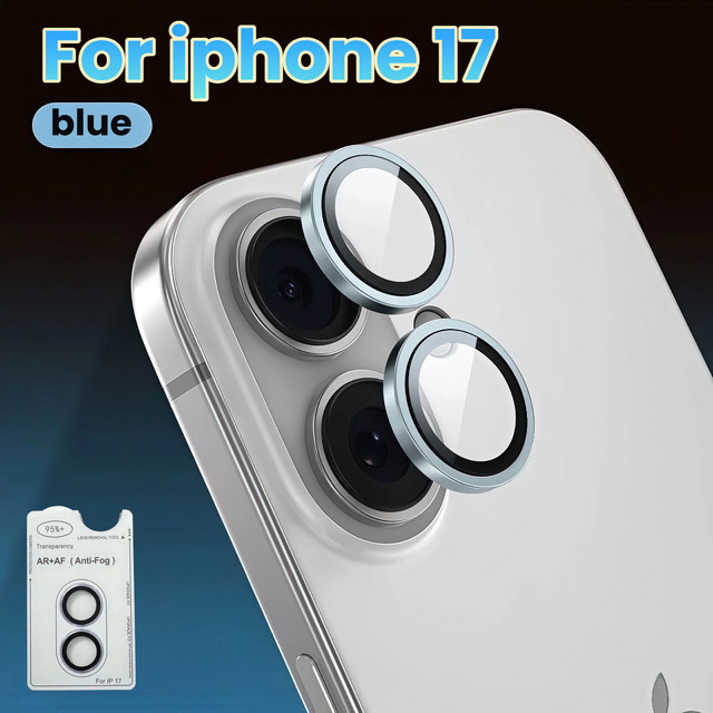 Apple Original Kamera-Schutzfolie aus gehärtetem Glas für iPhone 17 in Schwarz, Silber, Blau oder Grün - Bild 1