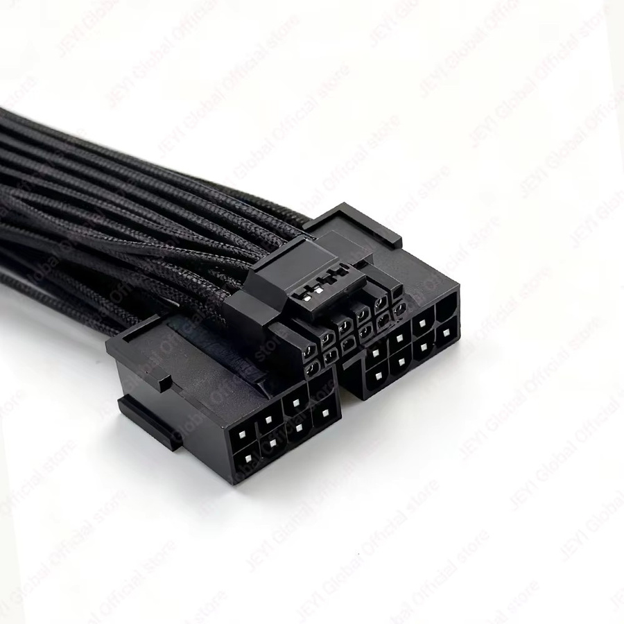 JEYI 12VHPWR auf 2/3/4x8 Pin Adapter Stromkabel für RTX 4090/4080/4070 und 5090/5080/5070 Grafikkarten, Schwarz - Bild 5