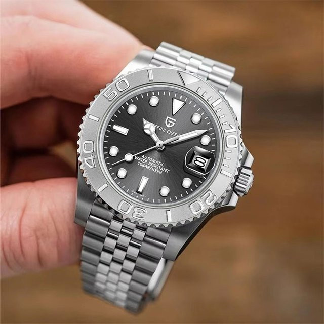 PAGANI DESIGN Armbanduhr, Automatik, Edelstahl, Saphirglas, 40 mm, Herren - Bild 1
