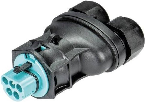 Wieland Electric 96.052.4353.6 Steckverbinder in Türkis und Schwarz - Bild 1