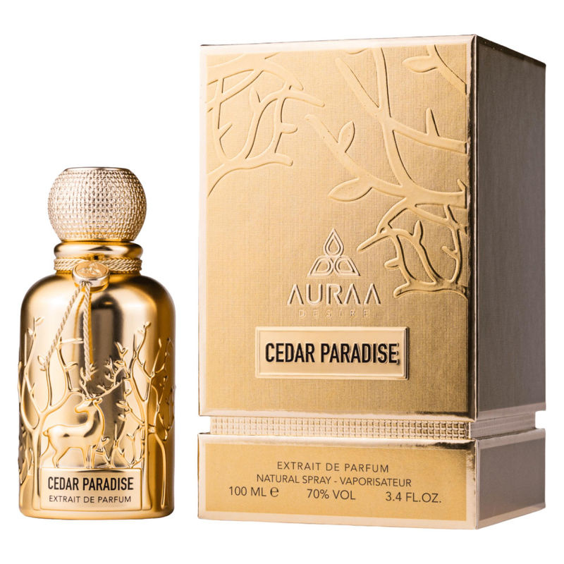 Auraa Desire Cedar Paradise Extrait de Parfum Gold 100ml - Bild 5
