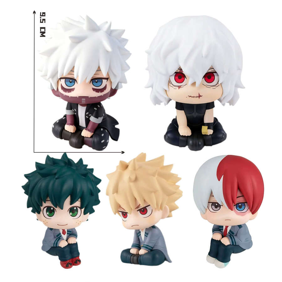 Hey lol My Hero Academia, Tomura Shigaraki / Izuku Midoriya / Katsuki Bakugo Kute Chibi PVC Figur, Einzelfigur, Kunststoff, Bunt / Mehrfarbig - Bild 3