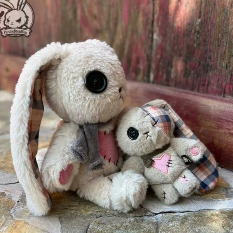 Bandai Plüsch-Dreadfuls Liebes-Themen-Patchwork-Herz-Plüschkaninchen-Puppe, Schlüsselanhänger, Bunt / Mehrfarbig - Bild 3