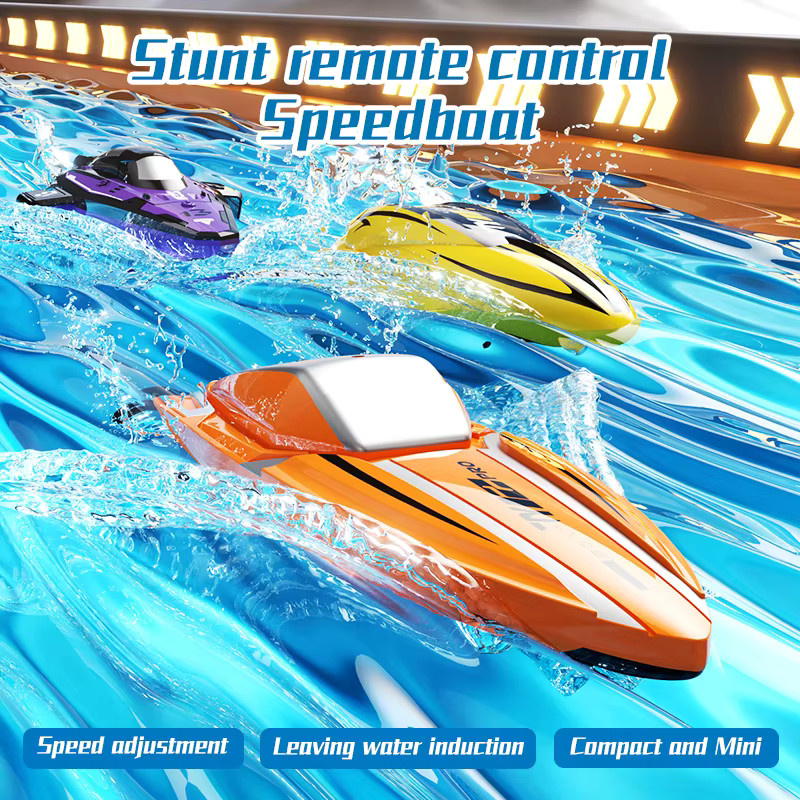 Kmoist Mini RC Stunt-Flip-Boot, Fernsteuerungs-Speedboot, ab 8 Jahren - Bild 2