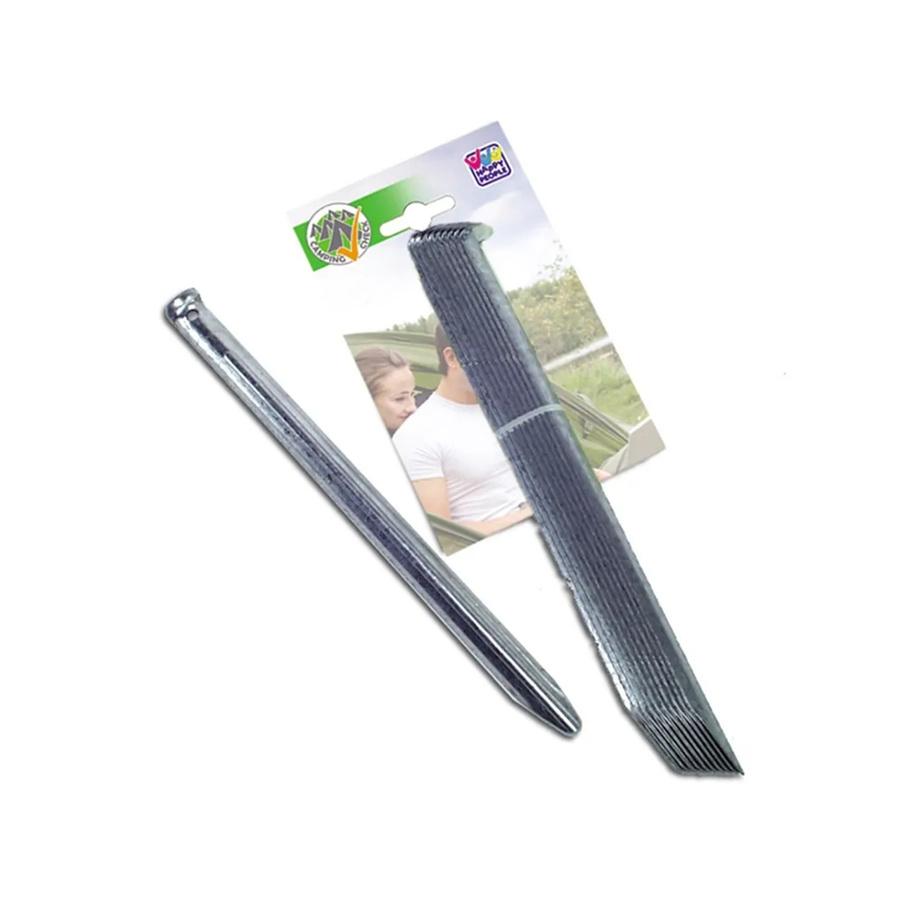 Verzinkte Zeltheringe aus Metall, Länge: 23 cm - Bild 1