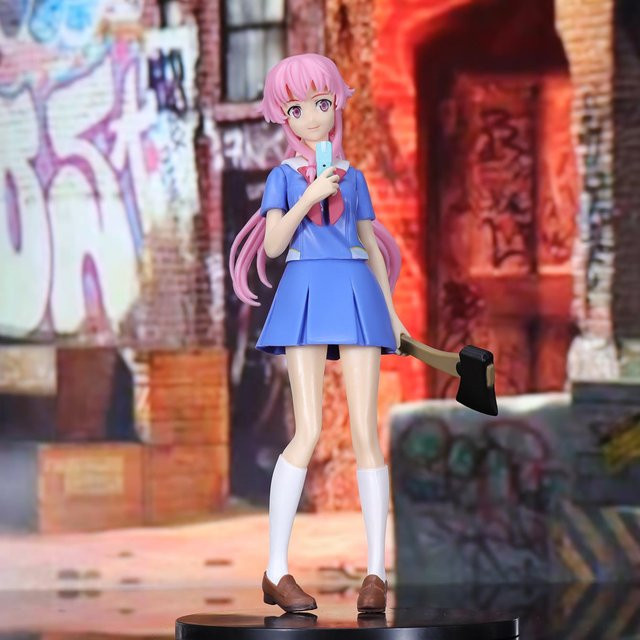 Yiran toy 1 Mirai Nikki Gasai Yuno Anime Figur weiß ab 14 Jahren - Bild 1
