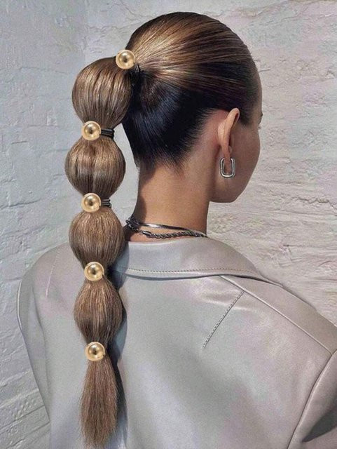Core Design Haar-Accessoires-Set, 5-teilig, Gold, Damen - Bild 1