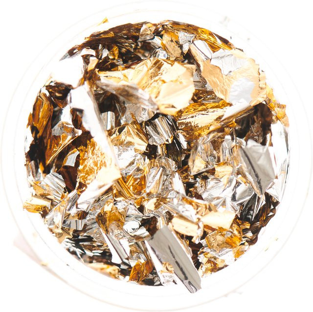 Rico Design Blattmetall für Resin in Gold und Silber - Bild 1