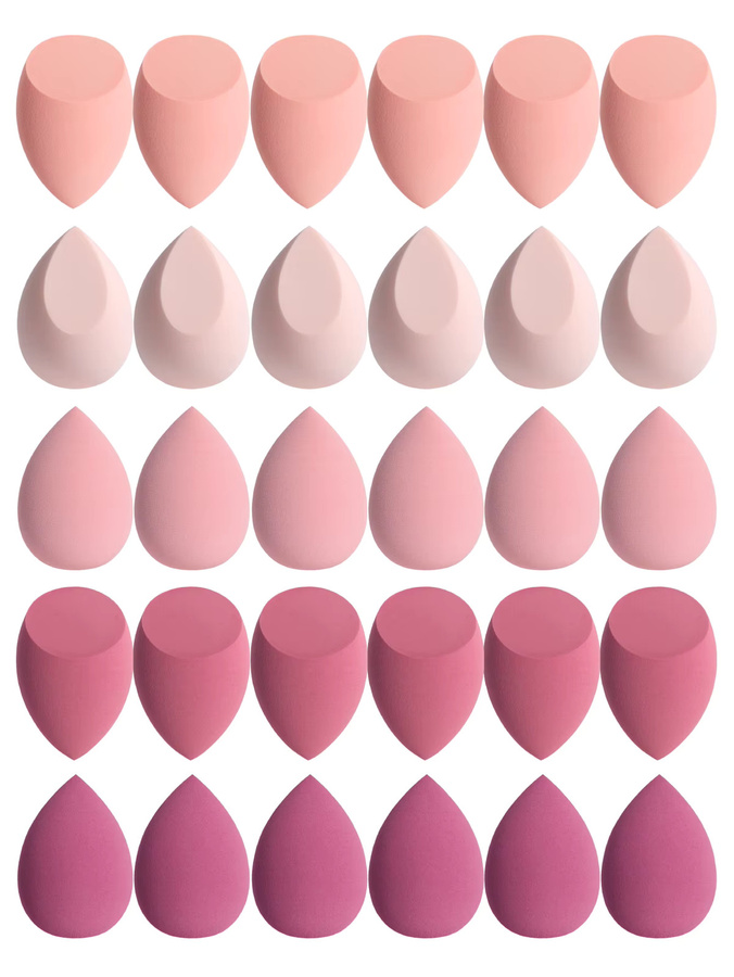 30 Beauty Eggs Make-up-Schwämme, mehrfarbig - Bild 2