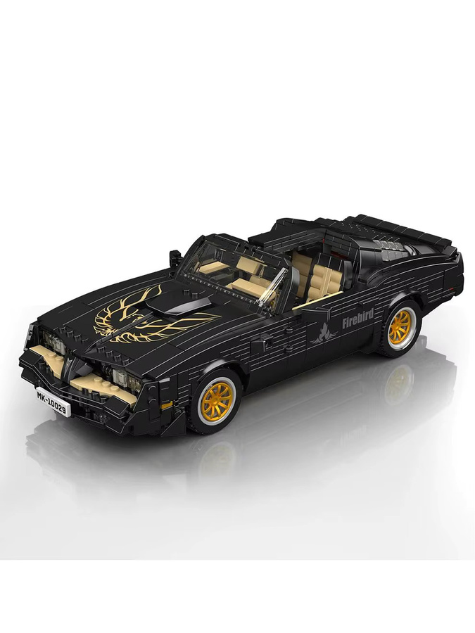 Mould King 10029 MOC Firebird Vintage Technik-Auto, Bausteine Set, ab 14 Jahren - Bild 6