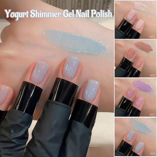 SHAKA Pure Desire Nagellack, Schimmernd, Blau-Weißer Glitzer - Bild 1