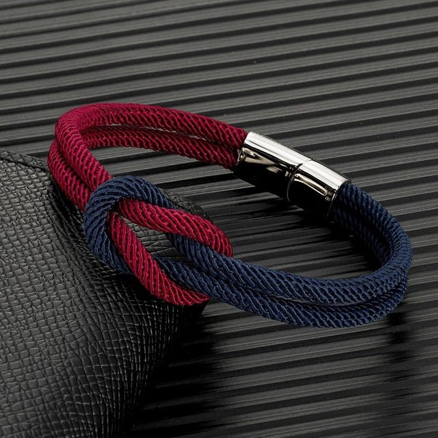 Armband Edelstahl, Bicolor, 23 cm, Unisex - Bild 1