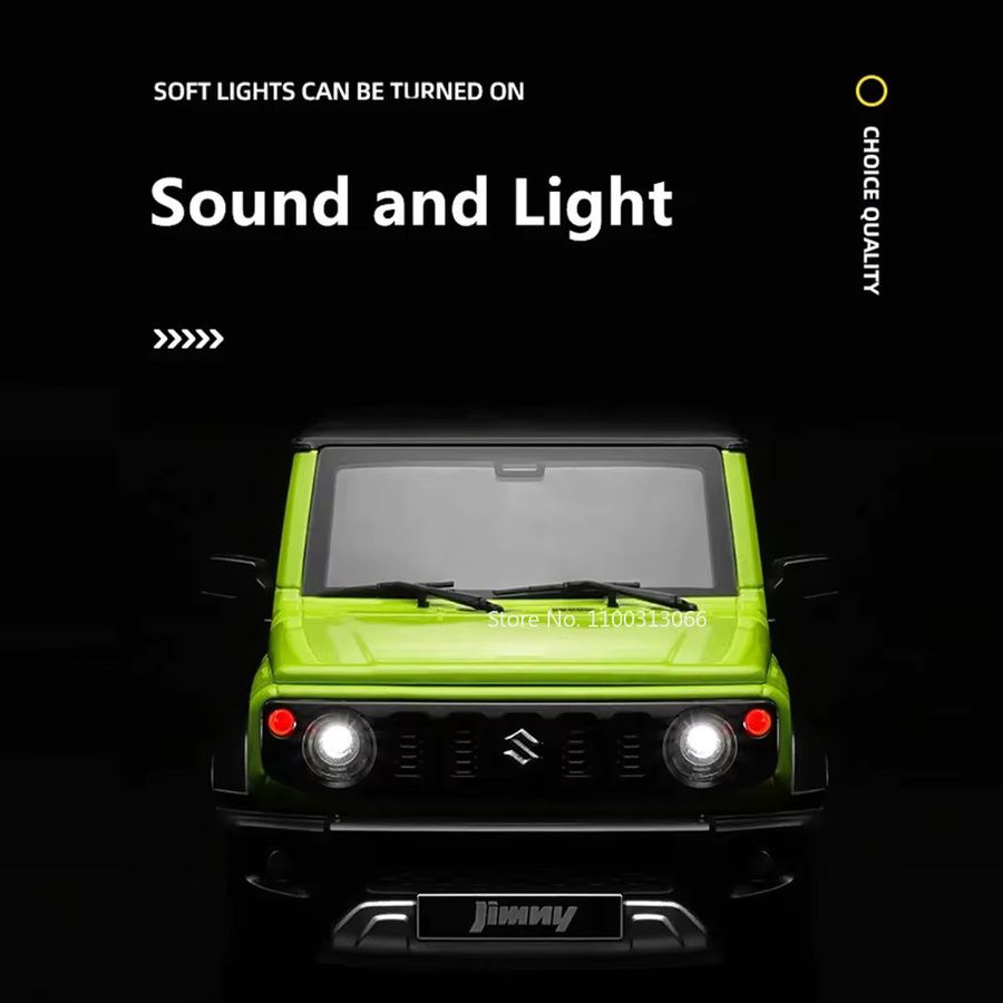 MAKEDA Suzuki Jimny, Automodell, 1:18, mit Licht und Sound, Metall - Bild 2