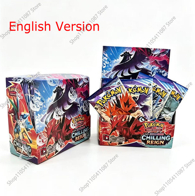 Pokémon Schwert & Schild Chilling Reign Booster, Nachfüllpack, Englisch - Bild 1