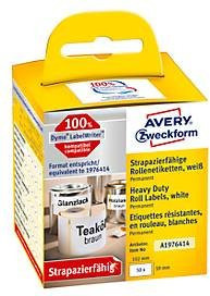 Avery Rollenetiketten in Weiß mit besonders hoher Klebekraft, B/H: 5,9 x 10,2 cm, 50 Stück - Bild 1