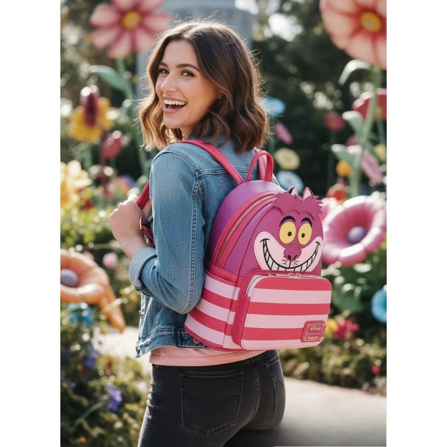 Disney Alice im Wunderland Grinsekatze Cosplay Mini-Rucksack - Bild 2