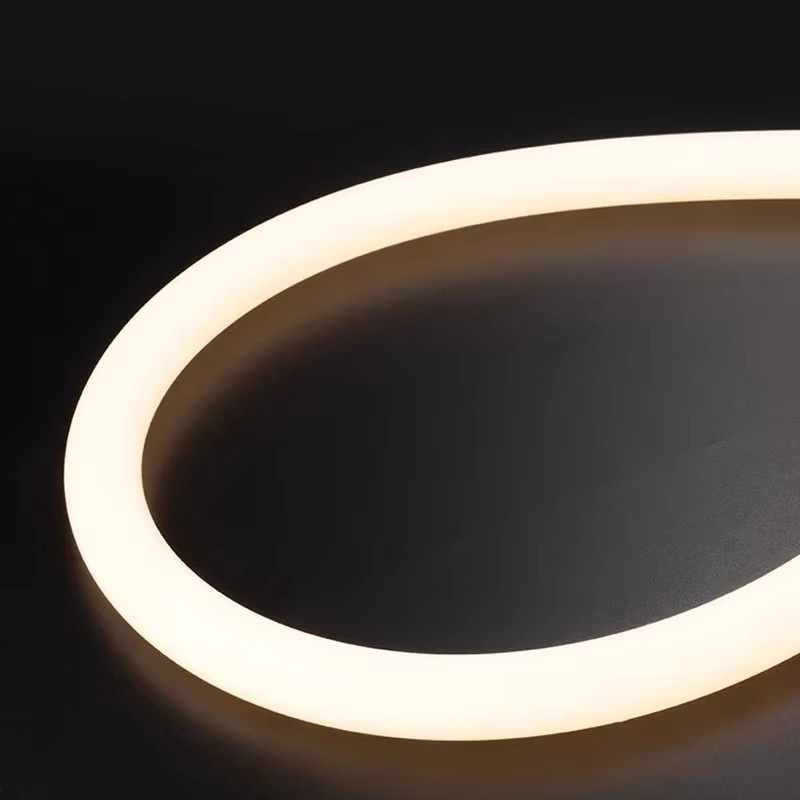 Ksdligh Neon Flex LED Silikon Streifen Rund, IP67 Wasserdicht, Weiß, für Außenbeleuchtung und Garten - Bild 3