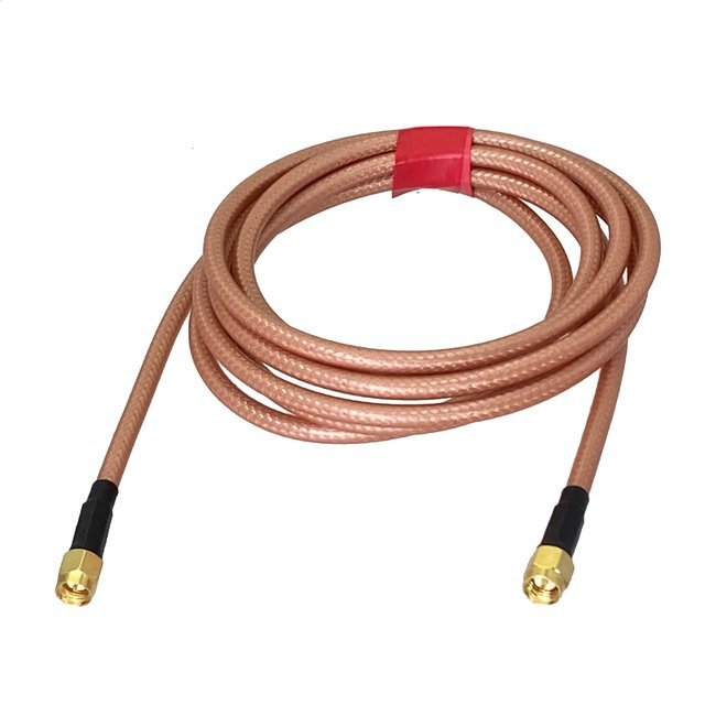 RG142 RF-Jumper-Pigtail-Kabel mit SMA-Stecker auf SMA-Stecker, gerade - Bild 1