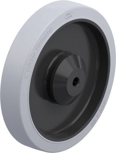Blickle Schwerlast-Rad POEV 201/12KA-SG in Grau und Schwarz mit 200 mm Durchmesser und 400 kg Tragfähigkeit - Bild 1