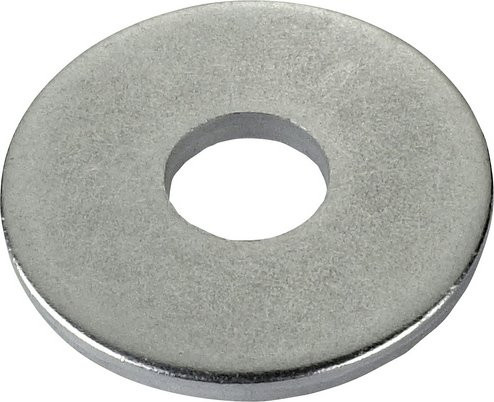 GECCO Bauscheiben aus verzinktem Stahl in Silber, B/H/D: 28,0 x 9,0 x 0,28 cm - Bild 1