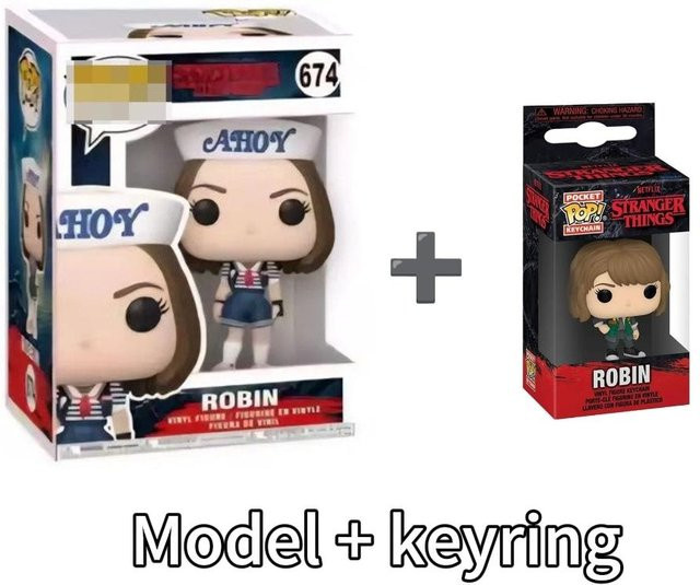 Stranger Things Modell Heimdekoration Robin-674 mit Schlüsselanhänger in Multicolour - Bild 1