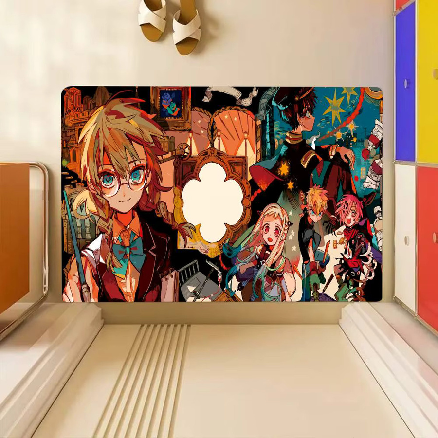 Rutschfeste Bodenmatte Anime Toilet-Bound Hanako-kun Multicolor für Wohnzimmer, Küche oder Badezimmer - Bild 4