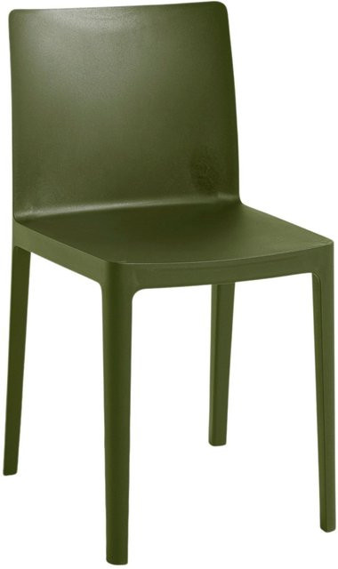 HAY Elementaire Stuhl aus Polypropylen in Green Matt - Bild 1