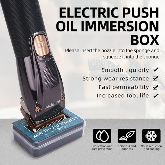 Transparente Öl-Aufbewahrungsbox für elektrische Haarschneider und Barbershop-Werkzeuge - Bild 1