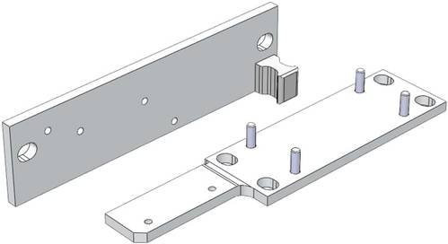ABB Montageset DALTON BRACKET 2 in Grau, 2TLA020039R0100 - Bild 1