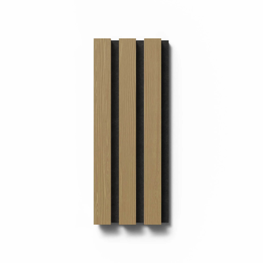 Denpanels Akustikpaneel Muster Brandhemmend Eiche Schwarz Filz B: 29,5 cm, T: 15 cm, H: 2,7 cm - Bild 2