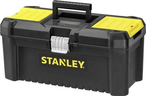 Stanley Werkzeugbox Essential aus Kunststoff mit Metallschließen, Schwarz, Breite: 40,64 cm, Höhe: 19,5 cm - Bild 2