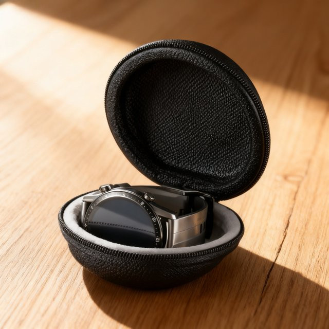 TINUORA Uhren Organizer Box, Schwarz, Unisex - Bild 1
